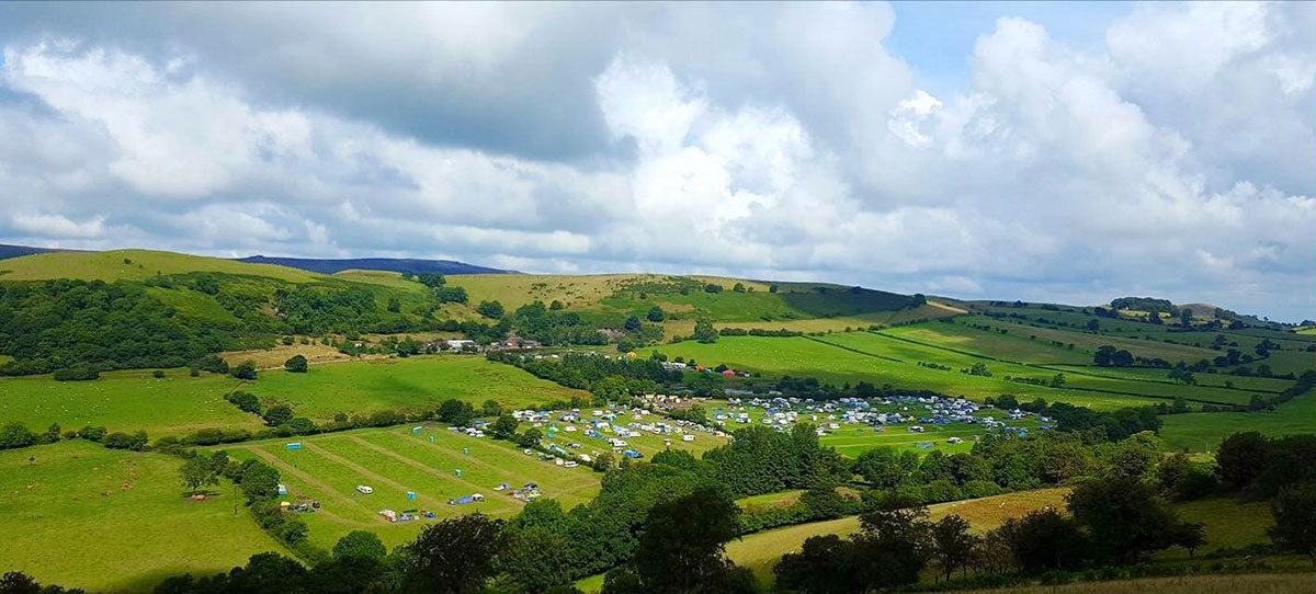 Farmer Phil's Festival camp site 2017